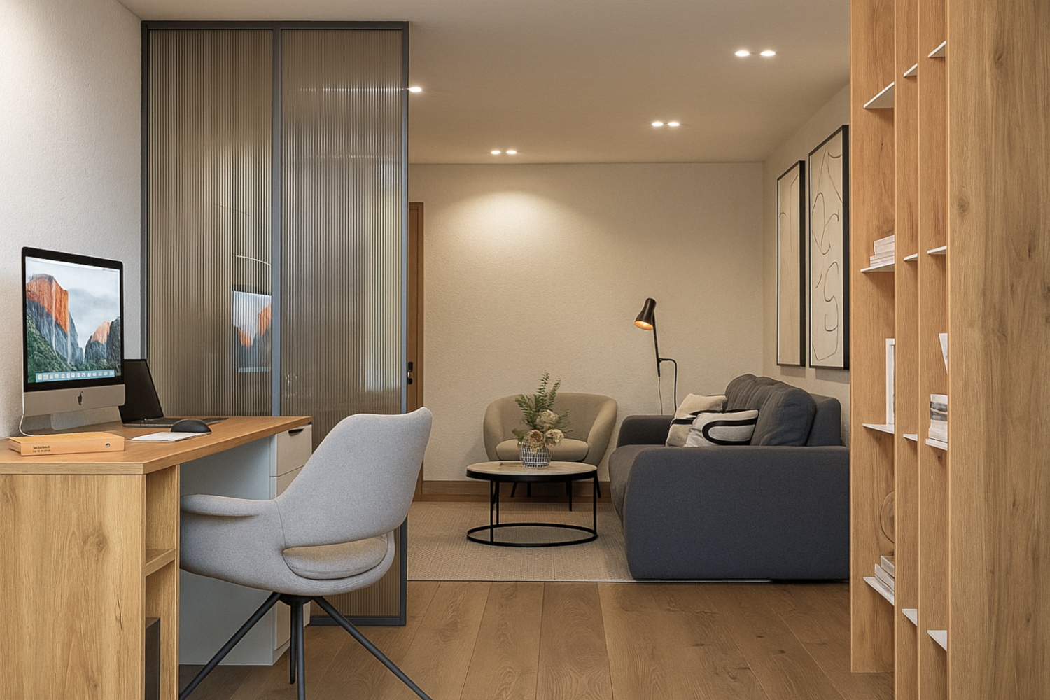 Дизайн-проект двухкомнатной квартиры для молодой семьи